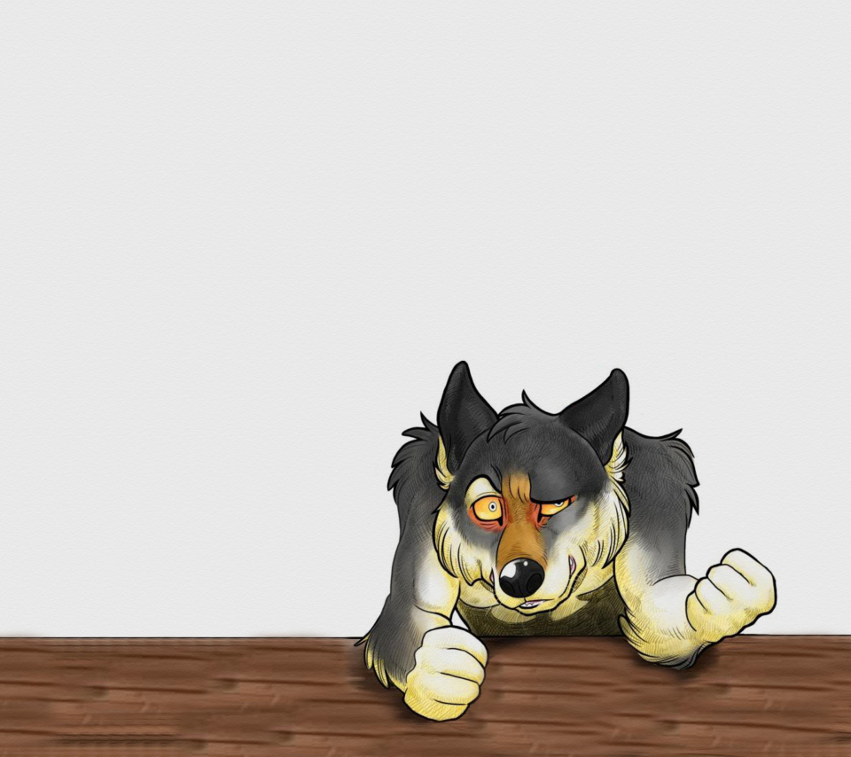 Angry Wolf Drawing screenshot #1 960x854