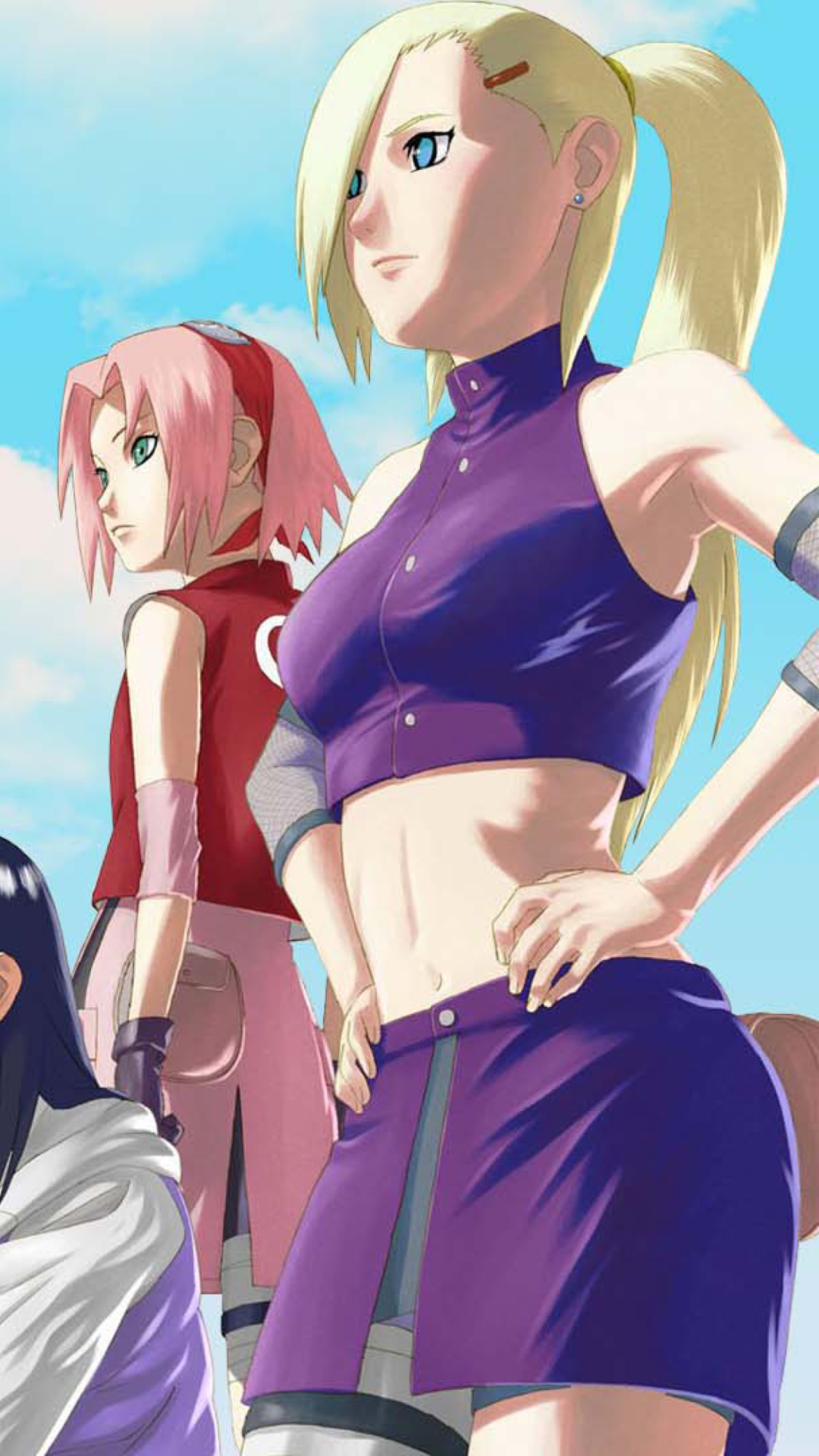 Обои Naruto Girls - Sakura and Hinata Hyuga 1080x1920