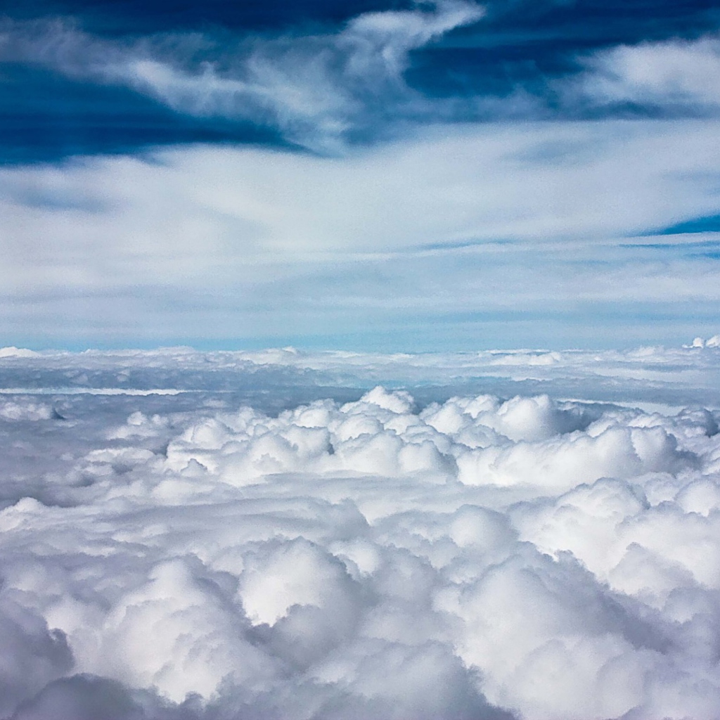 Above Clouds wallpaper 1024x1024