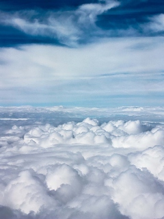 Fondo de pantalla Above Clouds 240x320