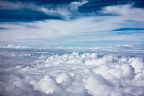 Das Above Clouds Wallpaper 480x320