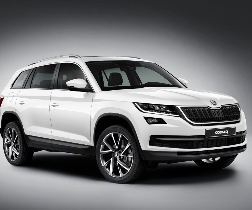 Skoda Kodiaq White wallpaper 960x800