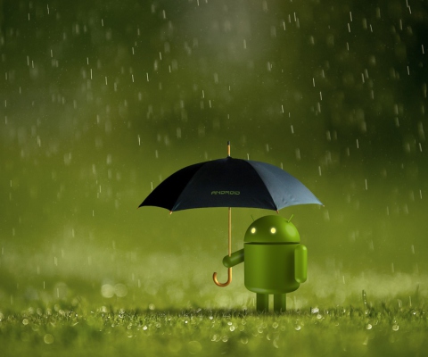 Обои Android Rain 480x400