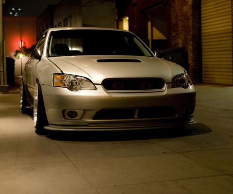 Turbo Subaru Legacy In Garage screenshot #1 480x400