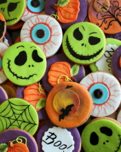 Scary Cookies wallpaper 176x220