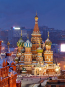 Moscow Winter cityscape wallpaper 132x176