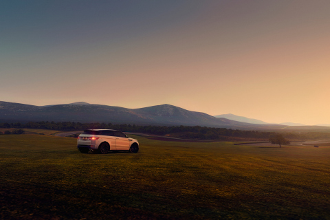 White Range Rover screenshot #1 480x320