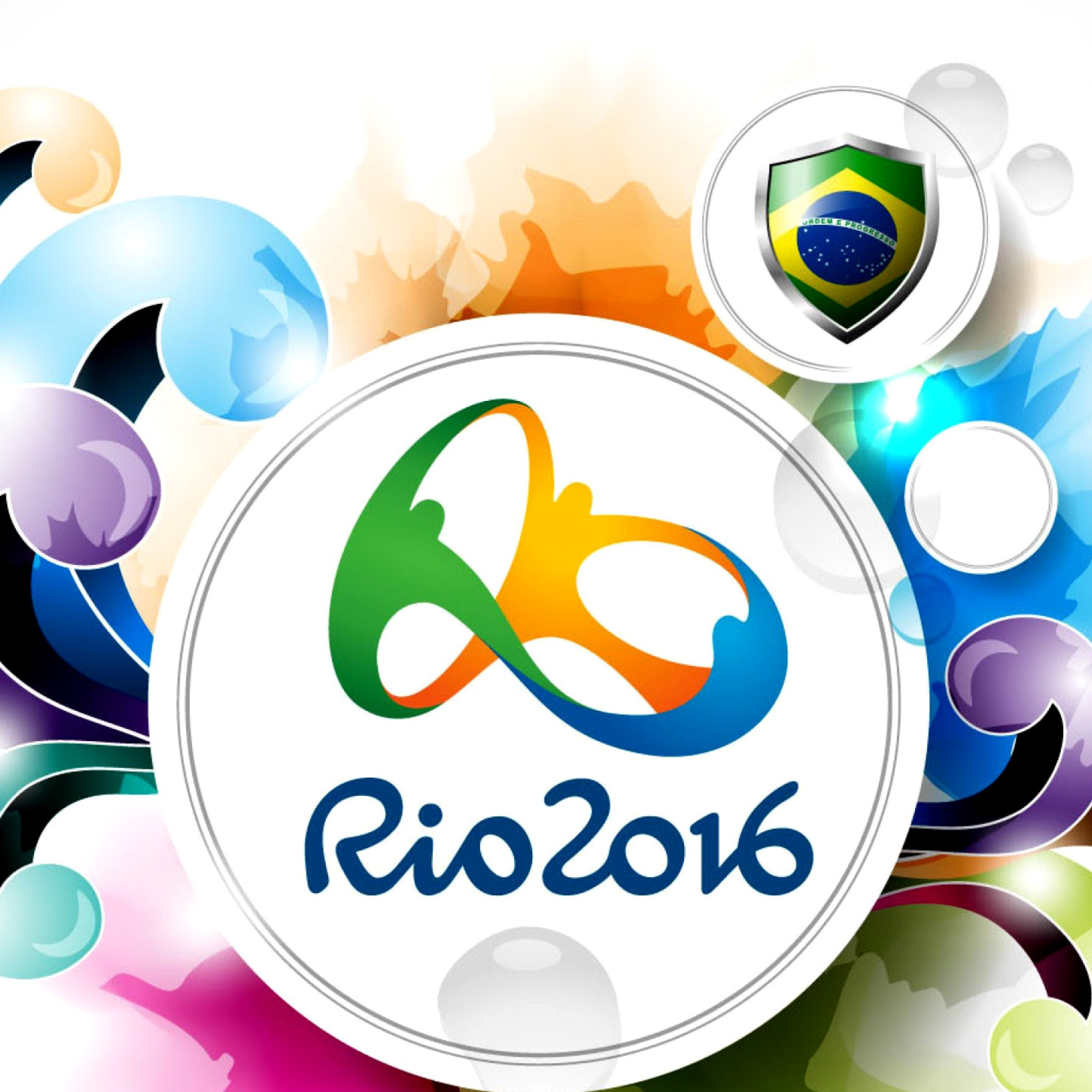 Fondo de pantalla Olympic Games Rio 2016 2048x2048