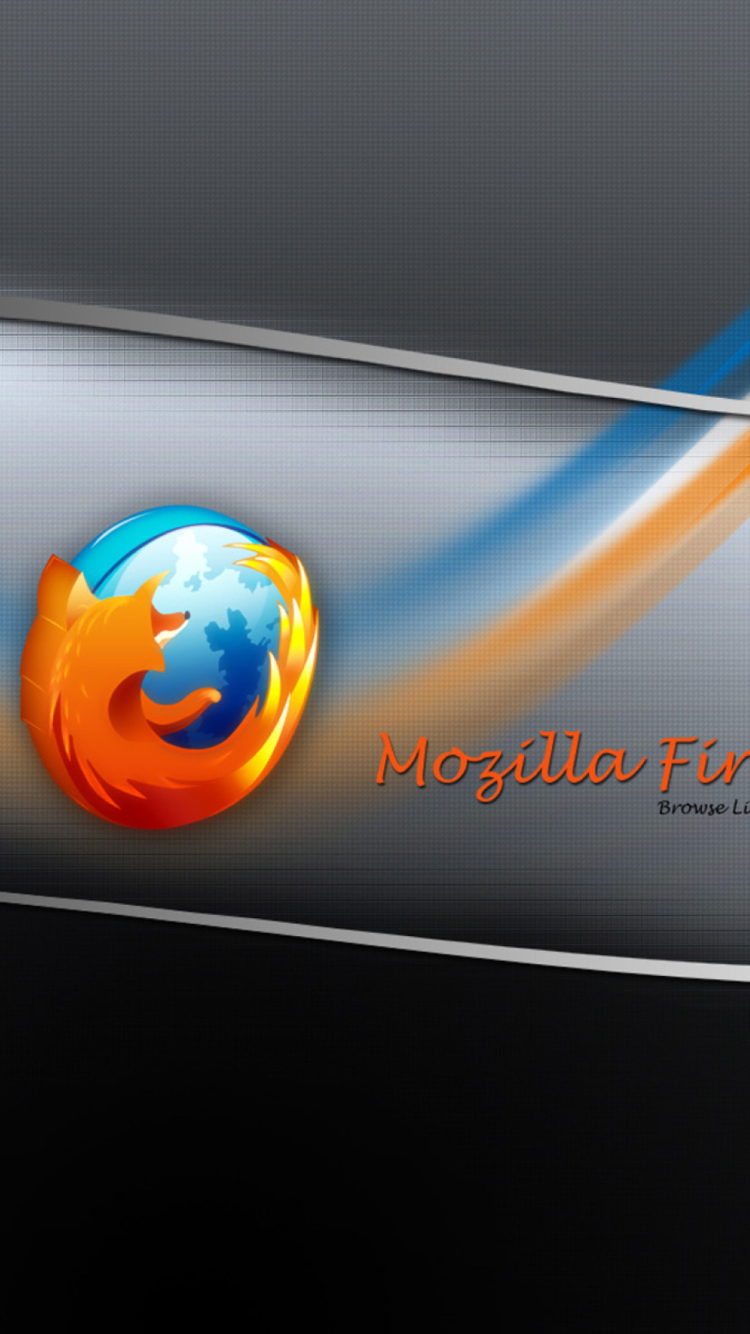 Das Mozilla Firefox Wallpaper 750x1334