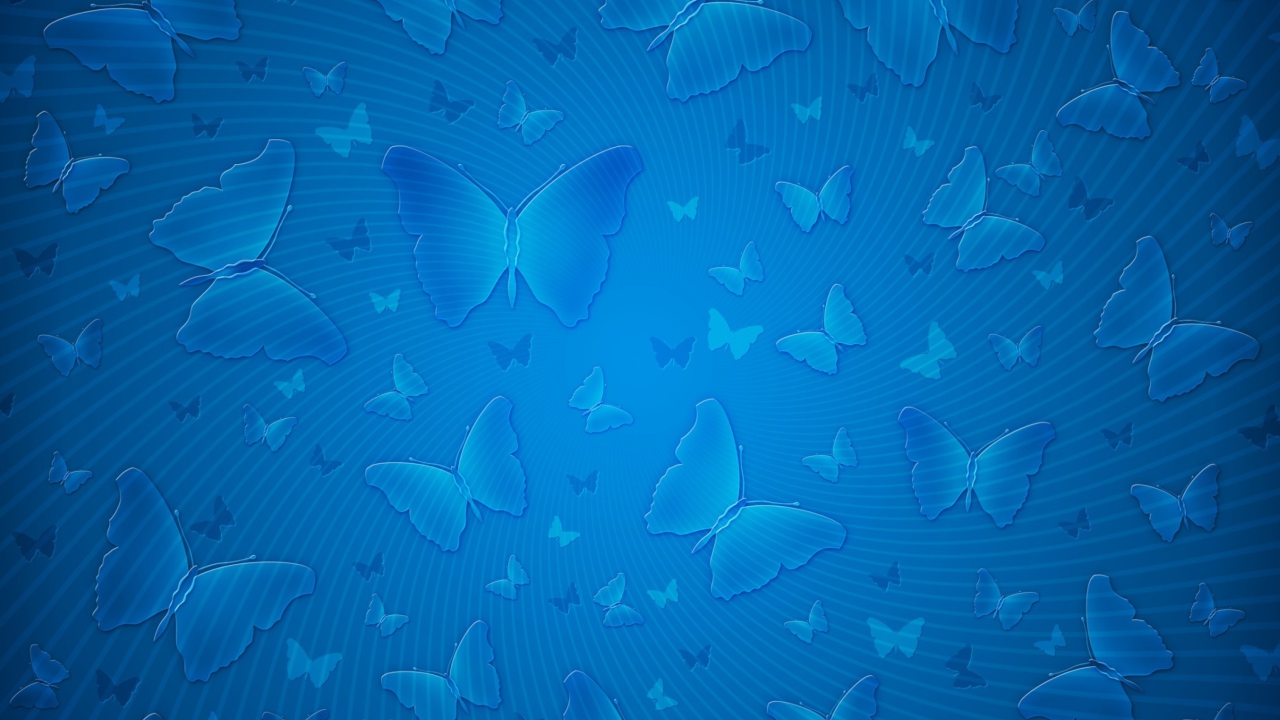 Blue Butterflies screenshot #1 1280x720