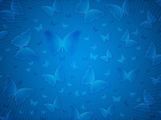 Blue Butterflies screenshot #1 320x240