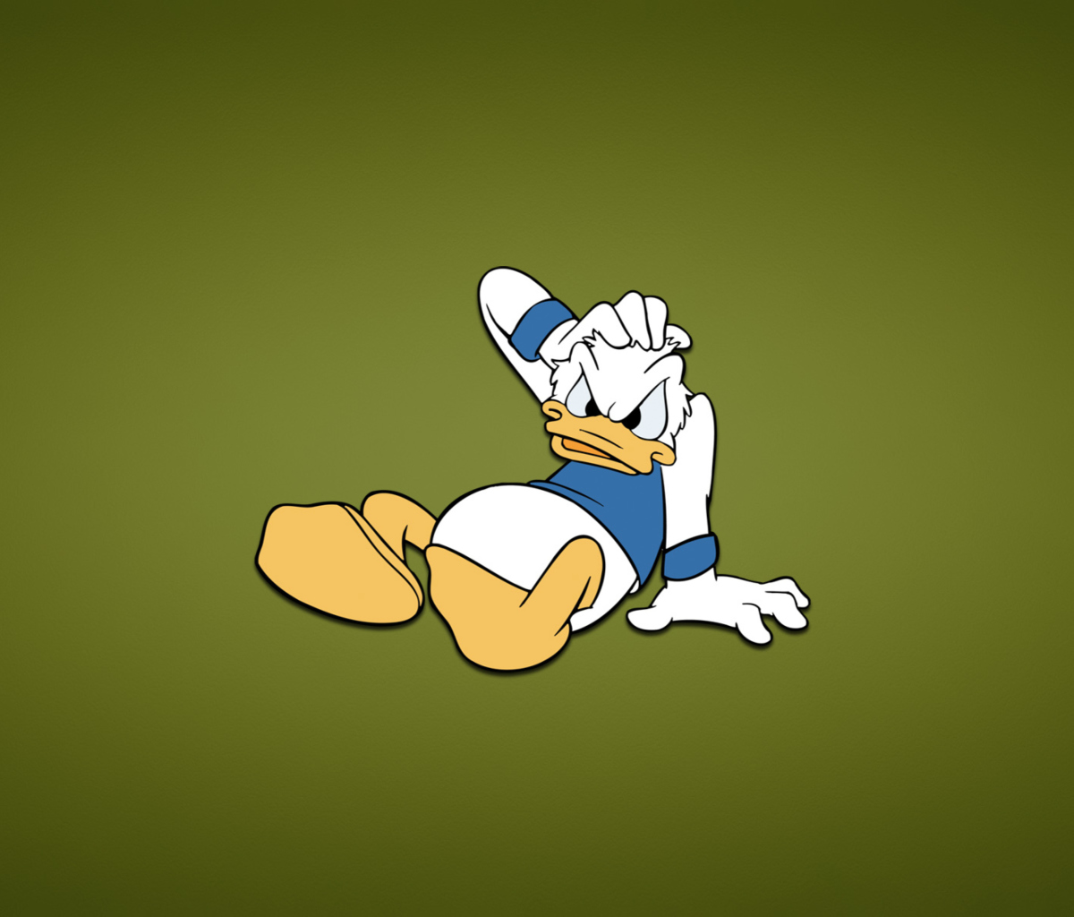 Обои Funny Donald Duck 1200x1024