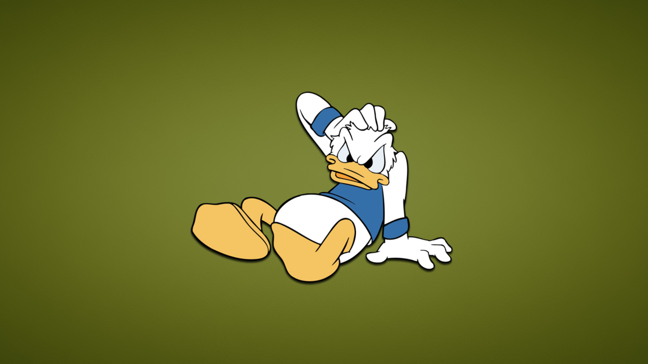 Funny Donald Duck wallpaper 1280x720