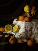 Das Still Life with Fruit Wallpaper 132x176