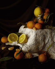 Fondo de pantalla Still Life with Fruit 176x220