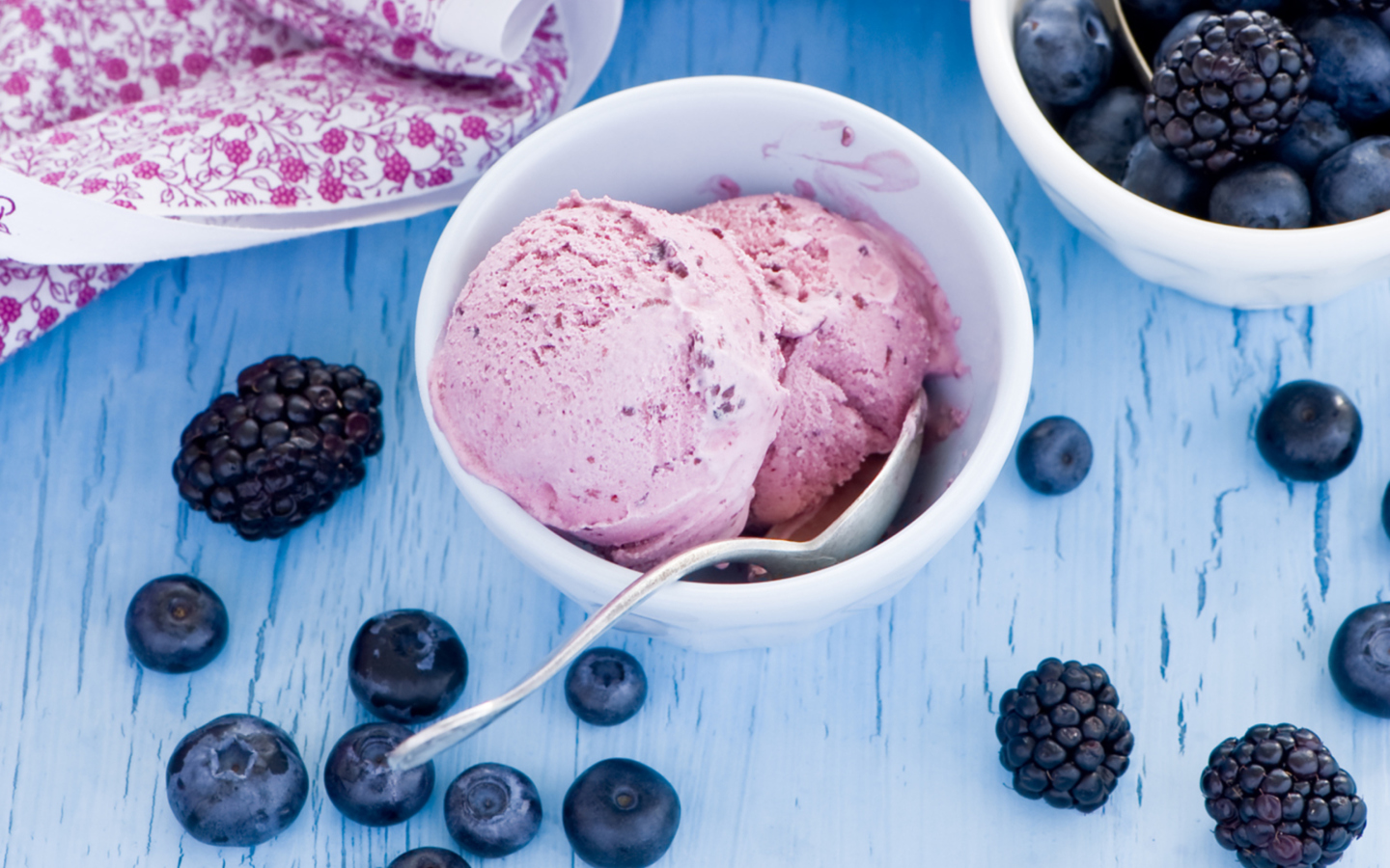 Das Berry Ice Cream Wallpaper 1440x900