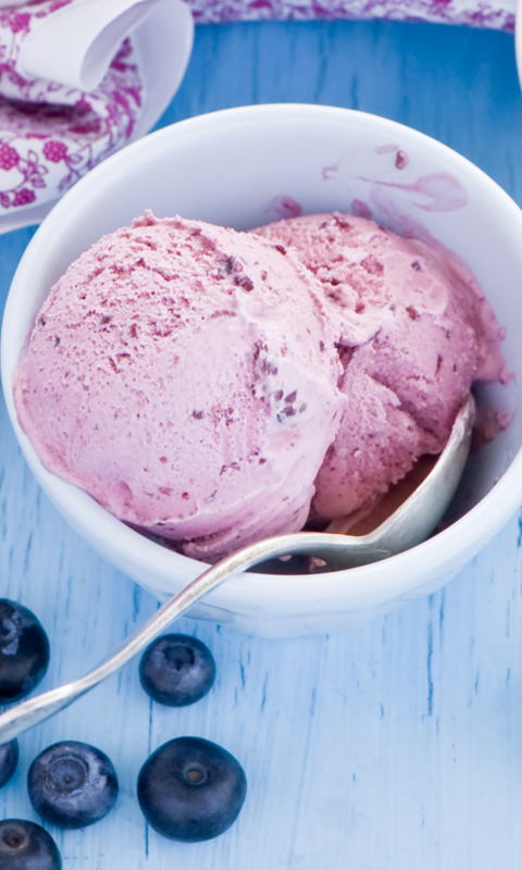 Das Berry Ice Cream Wallpaper 480x800