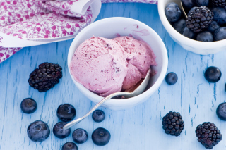 Berry Ice Cream Wallpaper for Android, iPhone and iPad