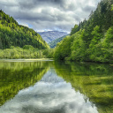 Fondo de pantalla Shine on Green Lake, Austria 128x128