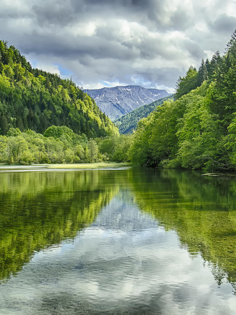Shine on Green Lake, Austria screenshot #1 480x640