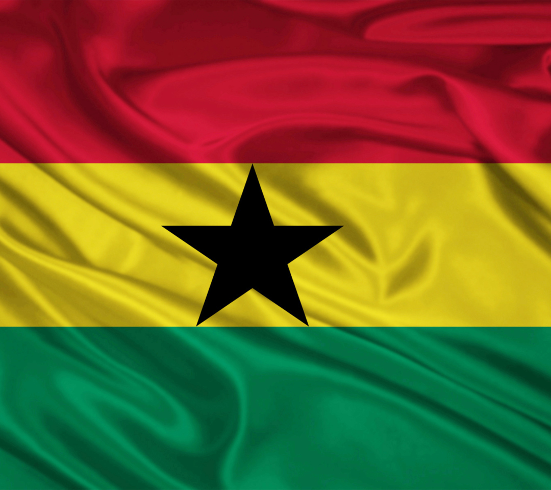 Das Ghana Flag Wallpaper 1080x960