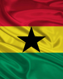 Das Ghana Flag Wallpaper 128x160