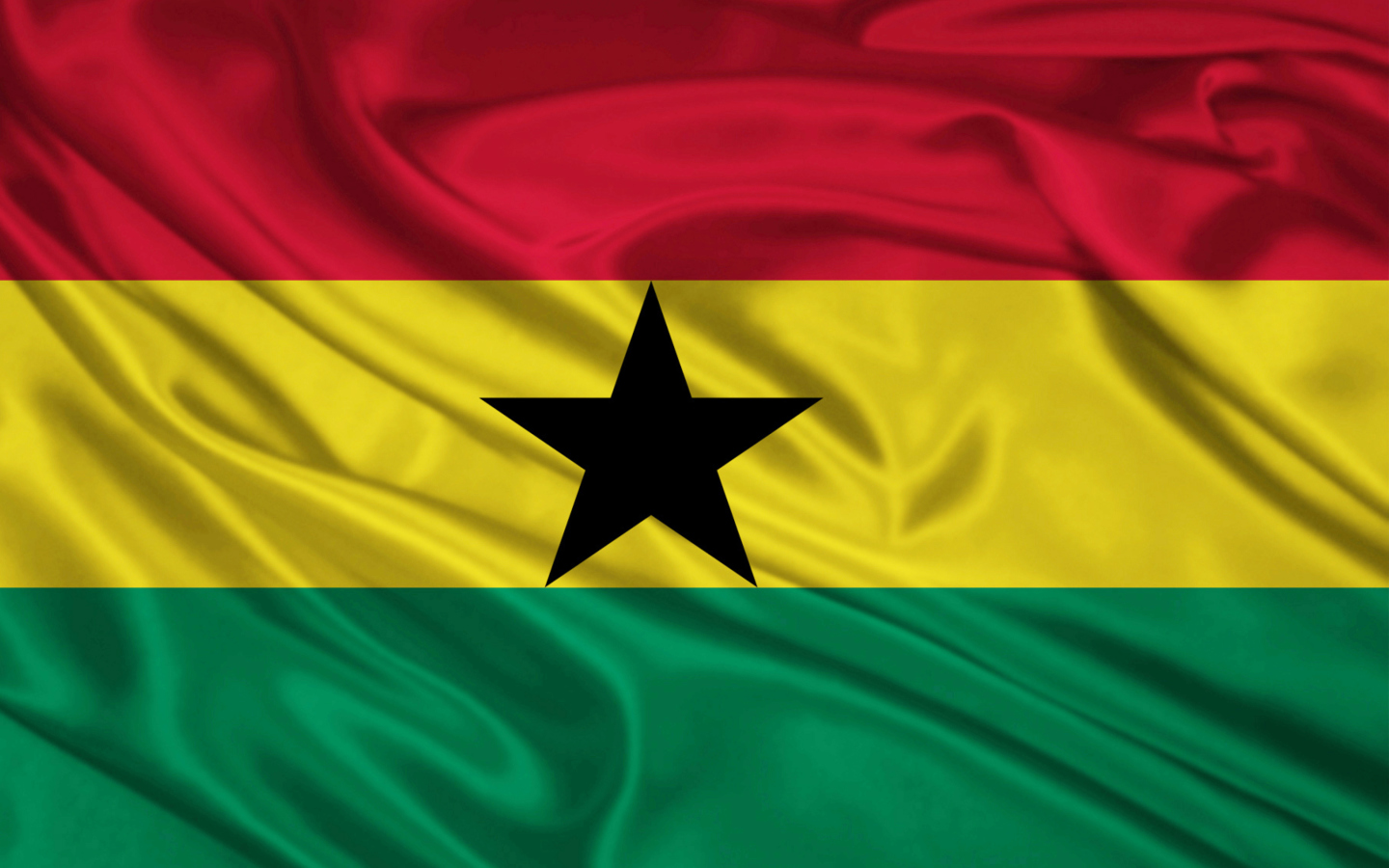 Das Ghana Flag Wallpaper 1440x900