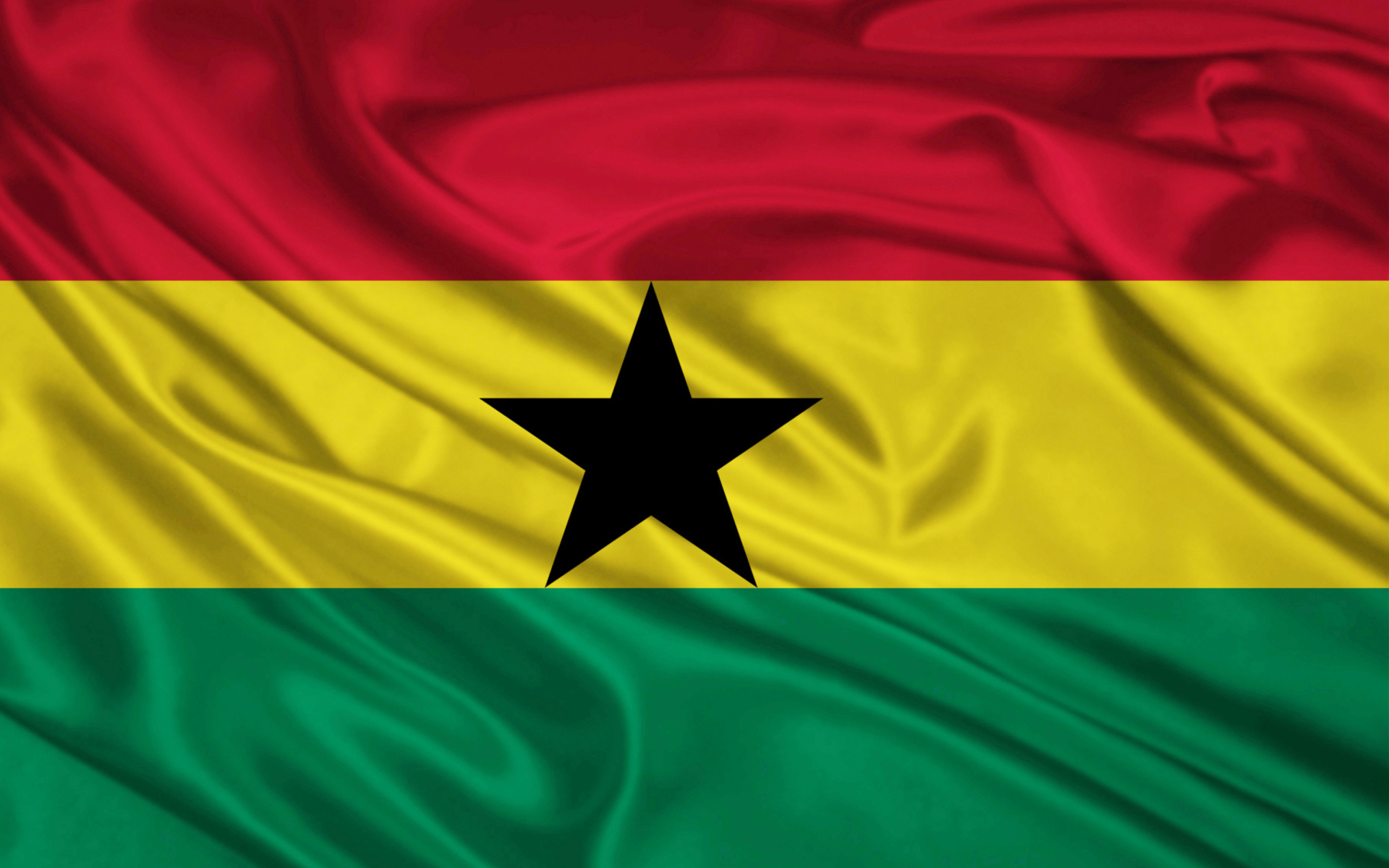 Das Ghana Flag Wallpaper 1920x1200