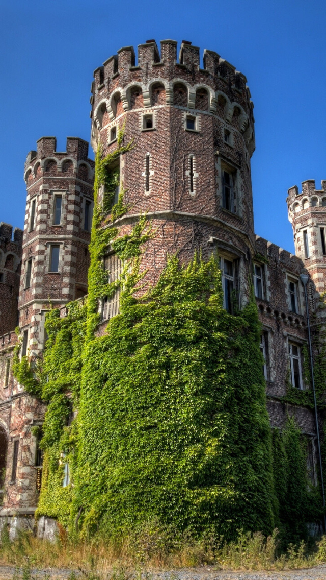 Chateau La Foret - Belgium Castle wallpaper 640x1136