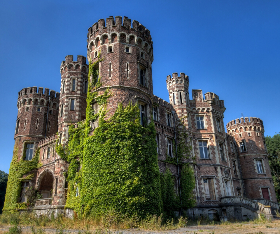 Das Chateau La Foret - Belgium Castle Wallpaper 960x800