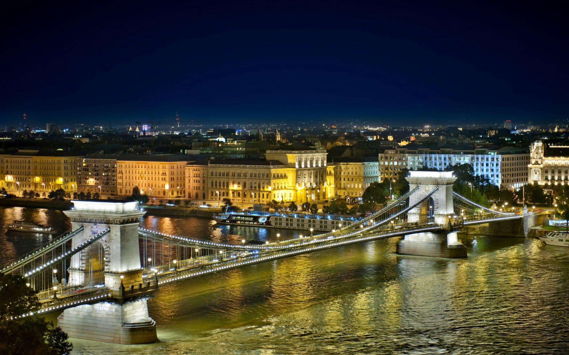 Screenshot №1 pro téma Budapest Danube Bridge 1920x1200
