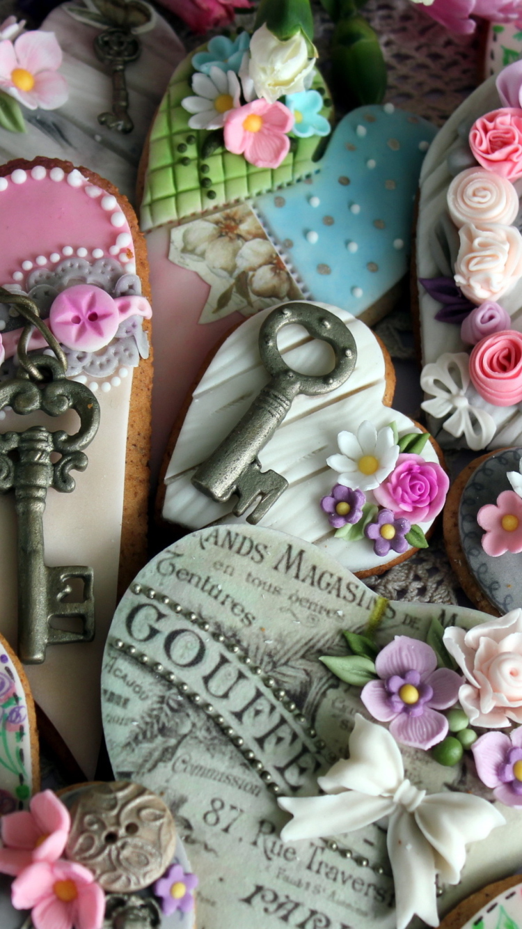 French Vintage Style Cookies screenshot #1 750x1334