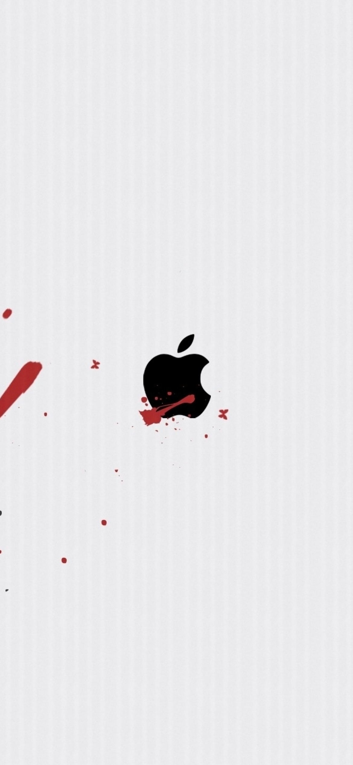 Black Apple Logo wallpaper 1170x2532