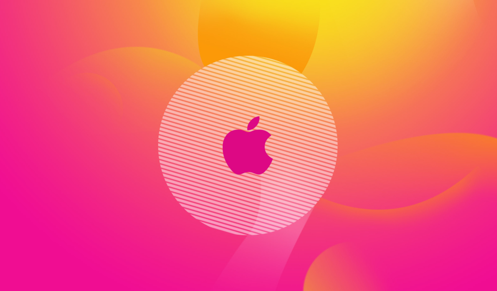Screenshot №1 pro téma Pinky Apple Logo 1024x600