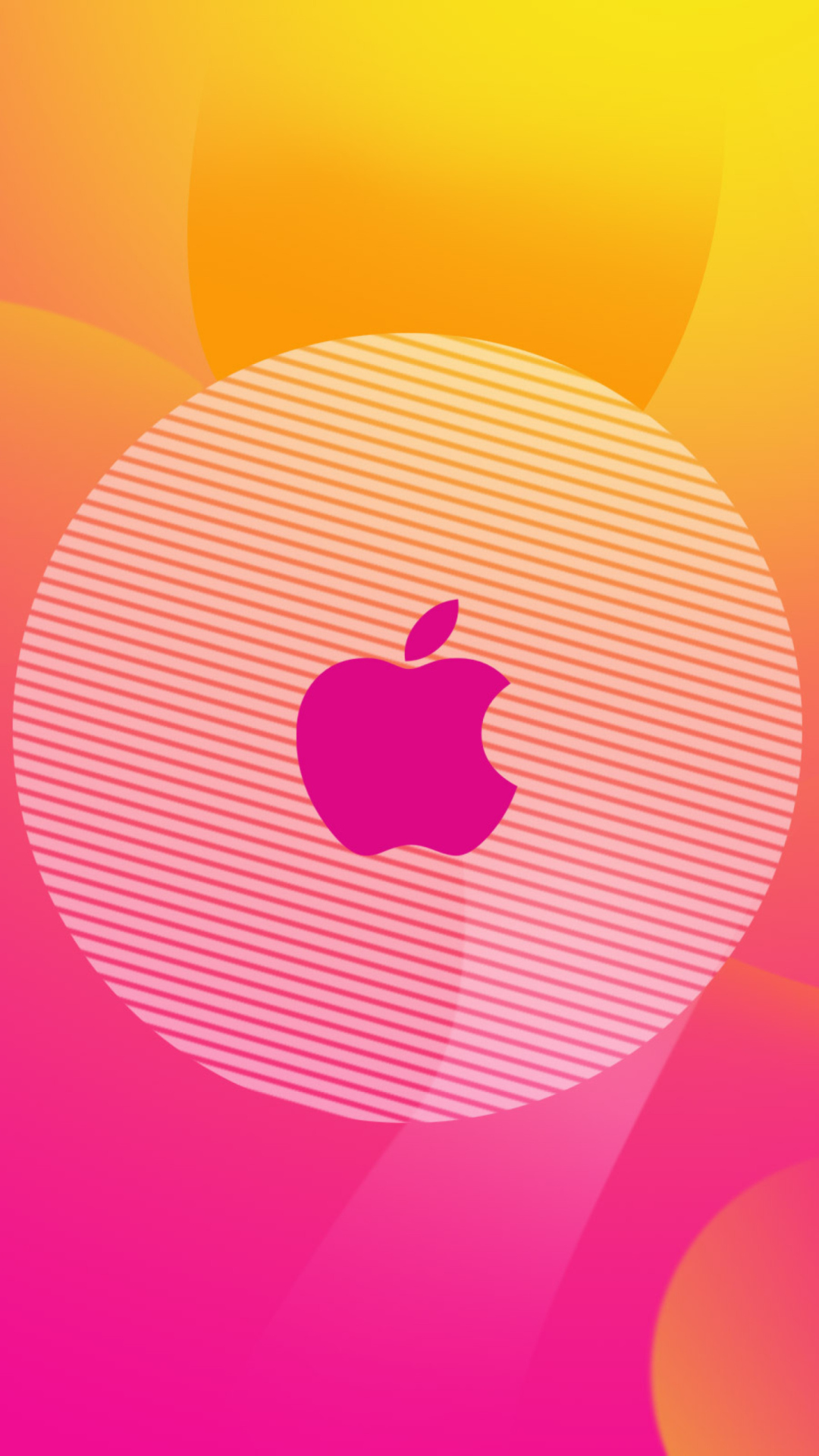 Обои Pinky Apple Logo 1080x1920