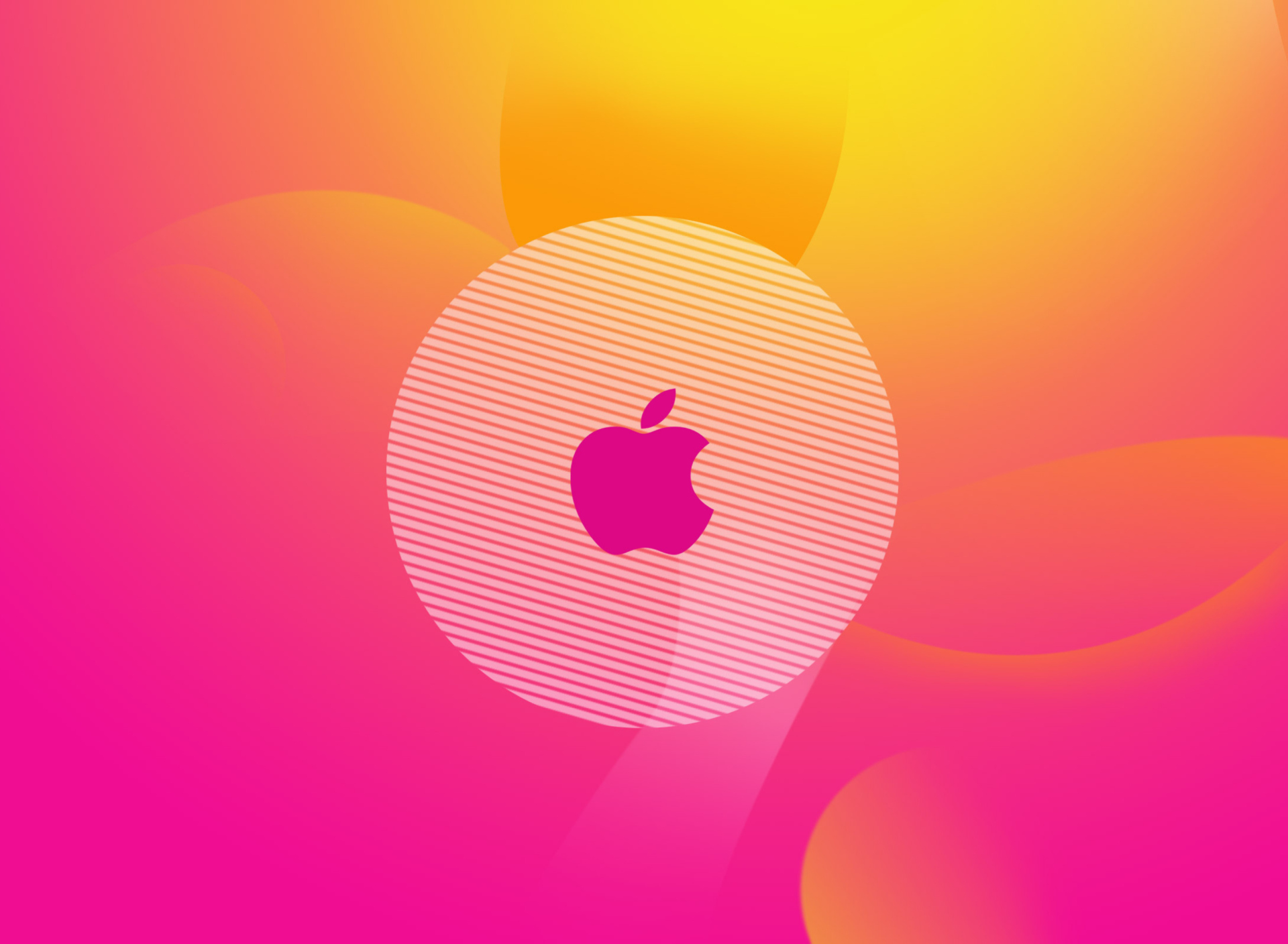 Pinky Apple Logo wallpaper 1920x1408