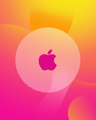 Pinky Apple Logo - Obrázkek zdarma pro Nokia Lumia 925