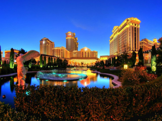 Das Caesars Palace Las Vegas Hotel Wallpaper 320x240