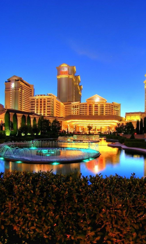 Das Caesars Palace Las Vegas Hotel Wallpaper 480x800