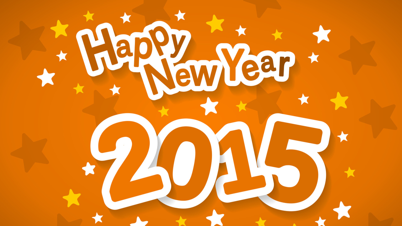 Обои Happy New Year 2015 1280x720