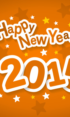 Das Happy New Year 2015 Wallpaper 240x400