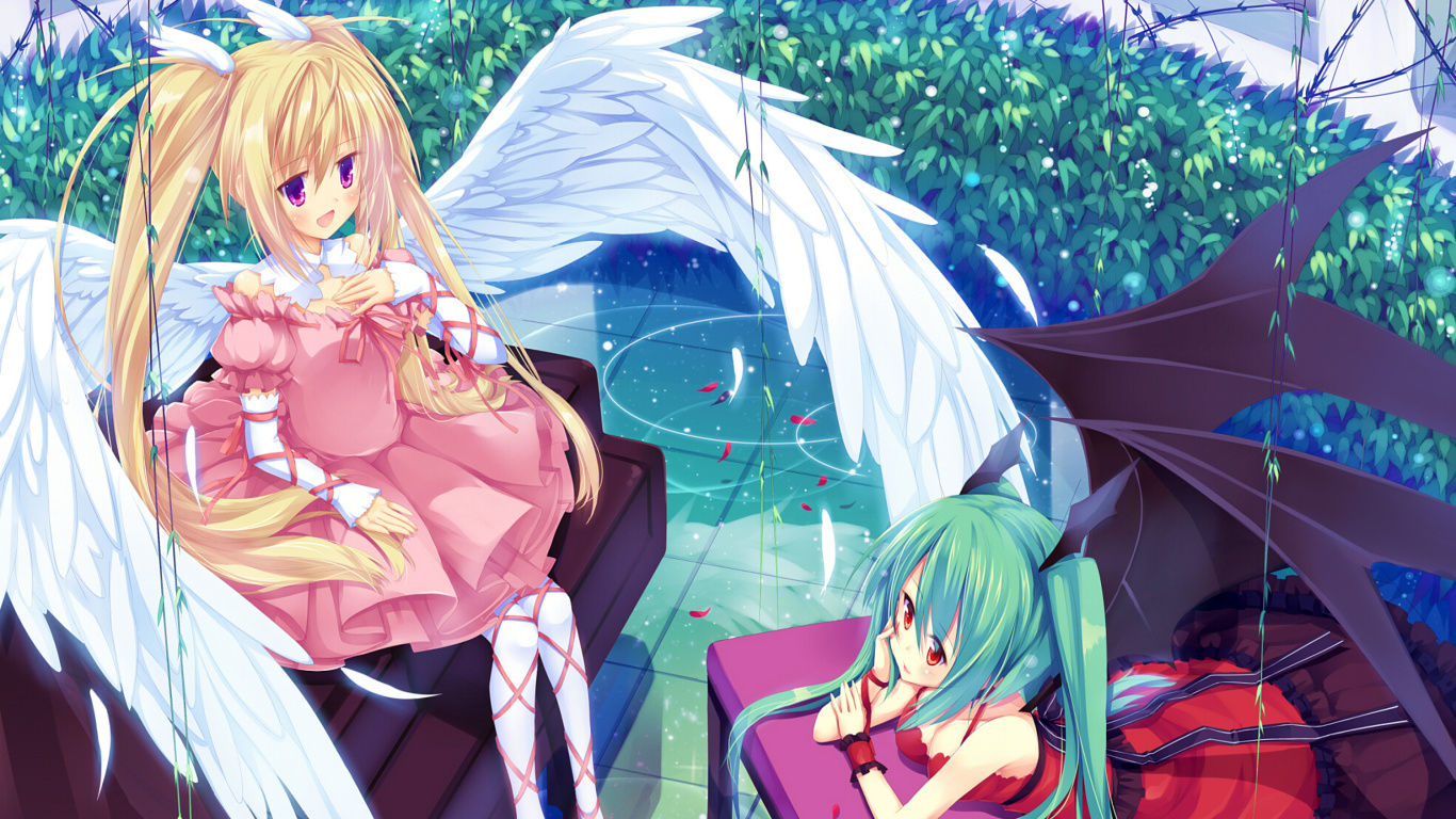 Das Anime Angels Wallpaper 1366x768