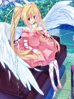 Fondo de pantalla Anime Angels 240x320