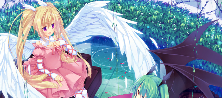 Anime Angels wallpaper 720x320