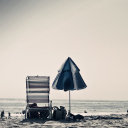 Sfondi Beach Chair And Umbrella 128x128