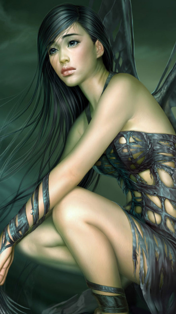 Sfondi Fantasy Girl Art 360x640