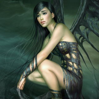 Fantasy Girl Art - Obrázkek zdarma pro 208x208