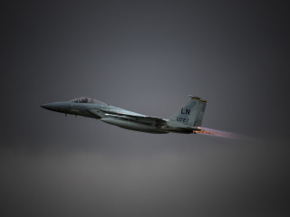 Screenshot №1 pro téma McDonnell Douglas F-15 Eagle Fighter Aircraft 320x240