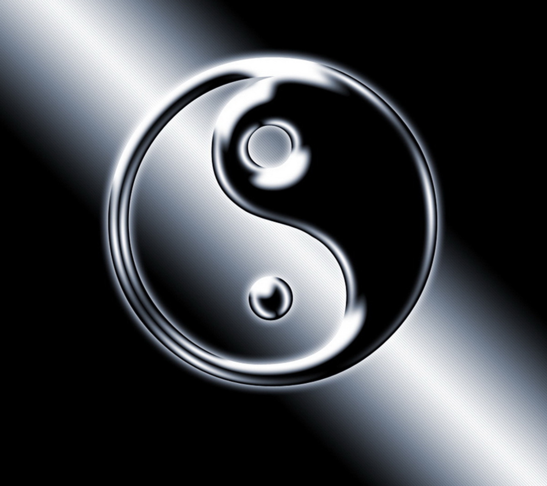 Das Yin Yang Symbol Wallpaper 1080x960