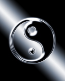 Yin Yang Symbol wallpaper 128x160